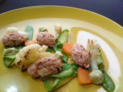 Tuna and vegetables