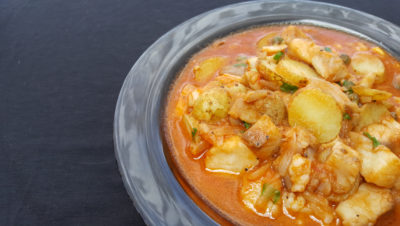 Fish stew in tomatoe sauce